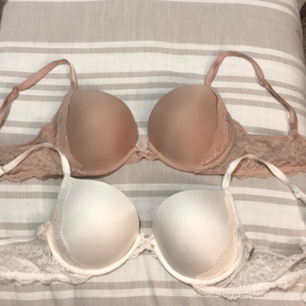 Two 38C Victoria Secret Dream Angels Push-Up Bras